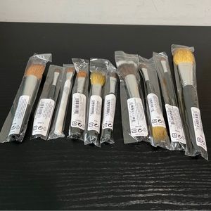 [ Set of 10 ] Bare Minerals Brushes Face Eyes Liner Cheek Makeup Applicators